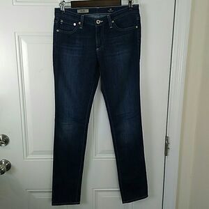 Adriano Goldschmied distressed cigarette jeans